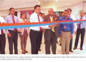 Singer Superstore Opens At One Galle Face Mall