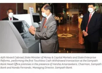 Sampath Bank Introduces First Touchless Cash Withdrawals Across Its ATM Network