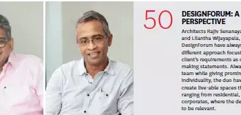 DESIGNFORUM: A DIFFERENT PERSPECTIVE