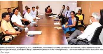 Financial Assistance From NSB For The Development Of Sri Lanka Aquaculture