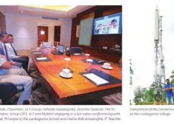 SLT And Mobitel Power Lankagama Village With Broadband And Voice Services