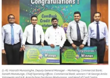 ComBank Presents Grand Prizes To E-Statement Promo Winners