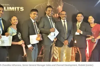 Mobitel’s Sales Champions Recognized At SLIM NASCO 2019