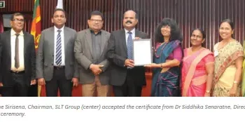 SLT Achieves ISO 9001:2015 QMS Certification