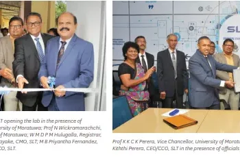 SLT And University Of Moratuwa Open IoT Design Innovation Lab