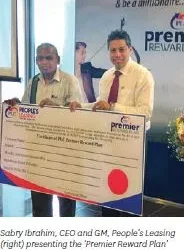 Peoples Leasing Premier Reward Plan For Specific Financial Goals