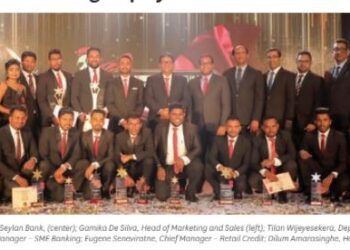 Seylan Bank Fetes Outstanding Employees￼