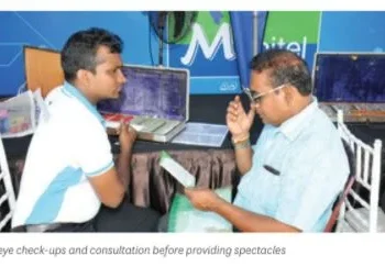 Mobitel Gifts 40,000 Free Spectacles To Improve Vision