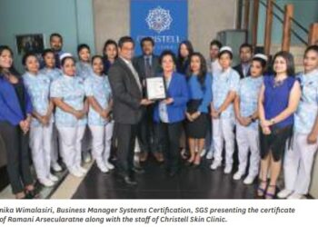 CHRISTELL SKIN CLINIC AWARDED ISO 9001 CERTIFICATION