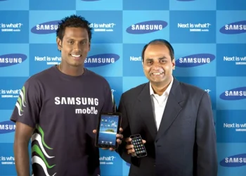 Angelo Mathews Brand Ambassador For Samsung Mobile