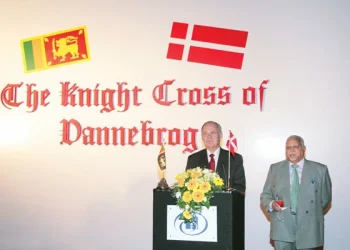 HARRY JAYAWARDENA Honoured