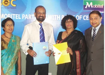 Mobitel Partners With Bank Of Ceylon
