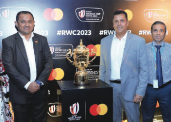 HNB and MasterCard Unveil Webb Ellis Trophy
