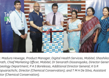 Mobitel Supports Department of Archaeology