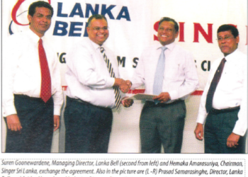 Lanka Bell CDMA Links with Singer
