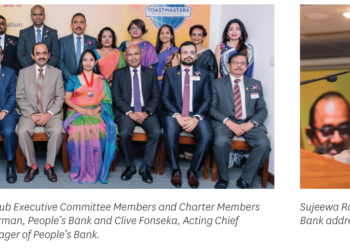 People’s Bank Charters a Toastmasters Club for Employee Development 