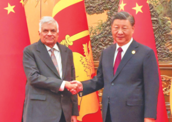 President Ranil Wickremesinghe meets Chinese President Xi Jinping