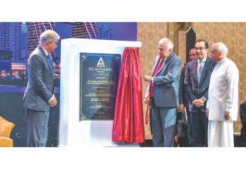 President Ranil Wickremesinghe at the Opening of ITC Ratnadipa Hotel