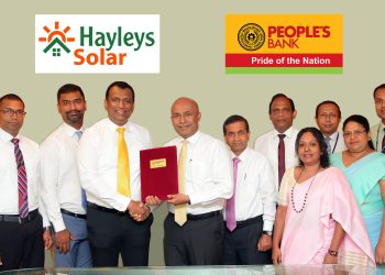 People’s Bank and Hayleys Solar Parnter to Accelerate Sri Lanka’s Shift Towards Sustainable Energy