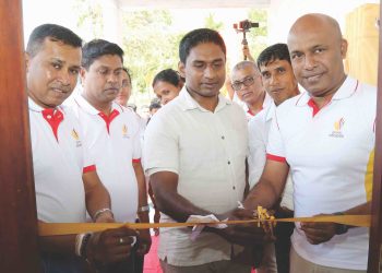 People’s Bank hands over a newly built home to an underprivileged family