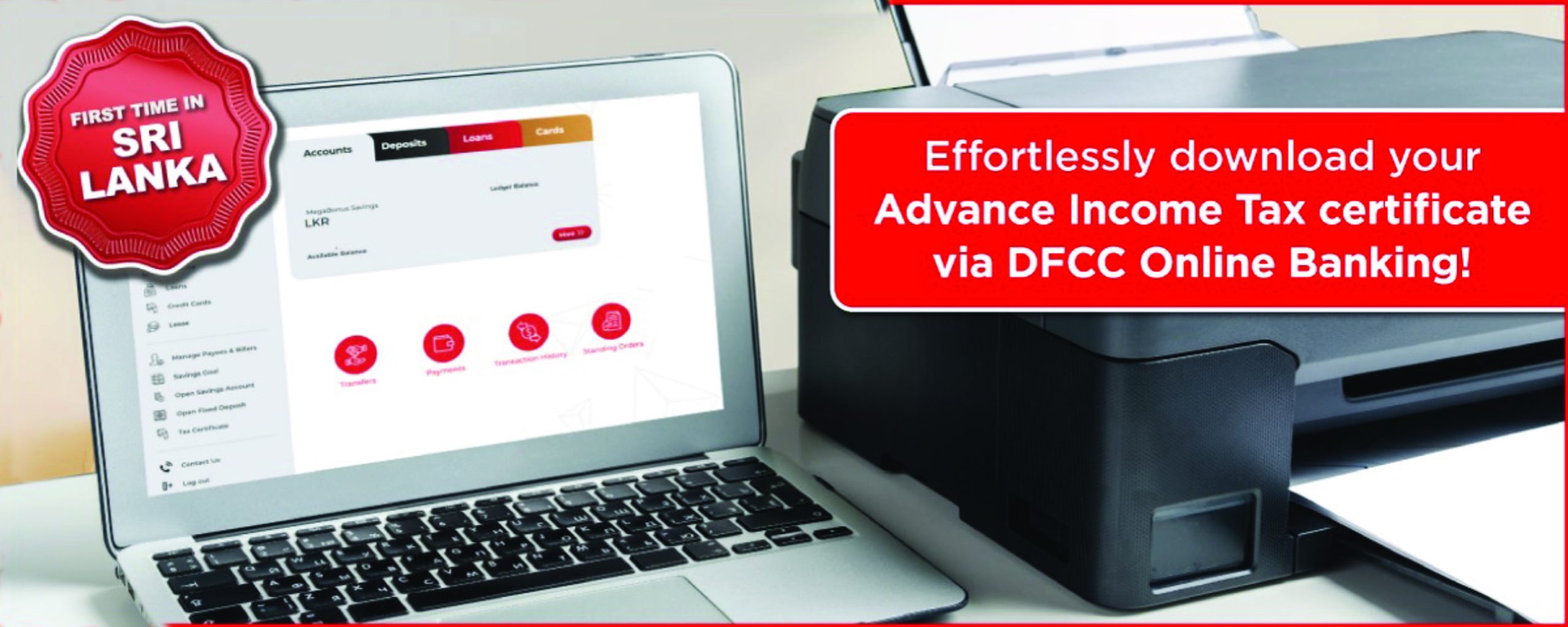 DFCC Bank Sets New Benchmark with Digital Tax Certificate Downloads ...