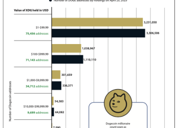 Dogecoin millionaire count soars as Musk to step back from D.O.G.E