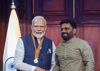 President Anura Kumara Dissanayake and Indian Prime Minister Narendra Modi