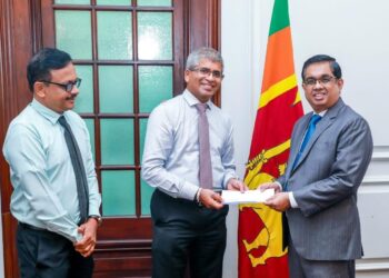People’s Leasing Group contributes ten million rupees to “Rebuilding Sri Lanka” fund 